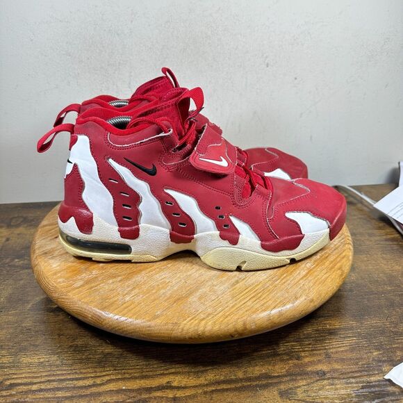 Nike Air Max 96 Deion Sanders Men's Size 10 Varsity Red Shoe Sneakers 316408-600 - Picture 1 of 9